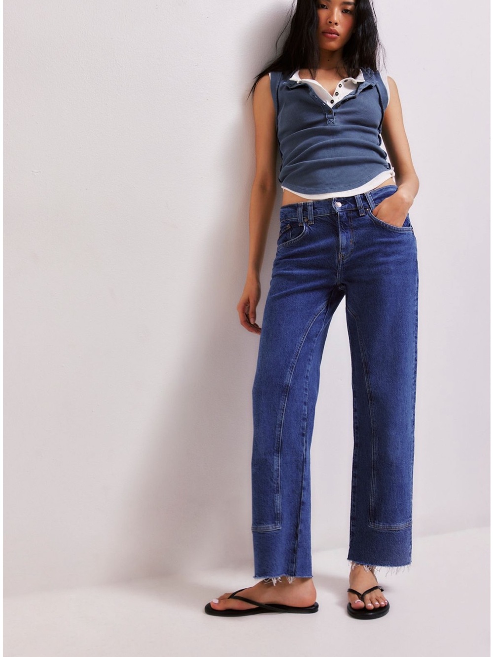 We The Free Risk Taker Mid-Rise Jeans